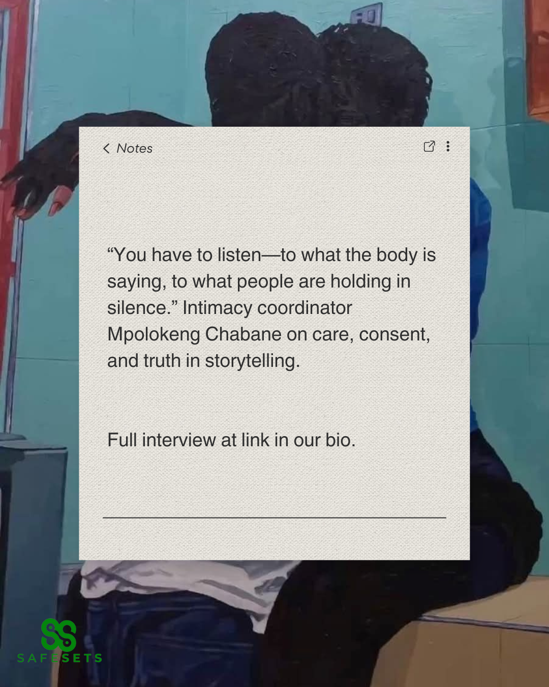 Quote - Mpolokeng Chabane
